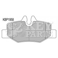KBP1958 KEY PARTS Комплект гальмівних колодок дисковий гальм