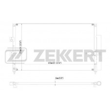MK-3055 ZEKKERT Конденсатор кондиціонера