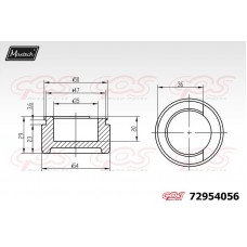 72954056 MAXTECH Поршень корпус скоби гальма