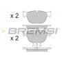 BP3371 BREMSI Комплект гальмівних колодок дисковий гальм