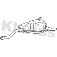 250664 KLARIUS Глушник вихлопних газів кінцевий