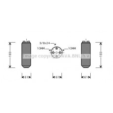 DND231 AVA QUALITY COOLING Осушувач кондиціонера
