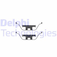 LX0295 DELPHI Комплектуючі колодки дискового гальма