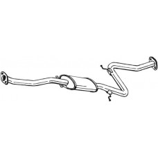 283-557 BOSAL Середній глушник вихлопних газів