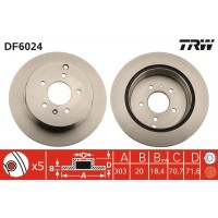 DF6024 TRW Гальмівний диск