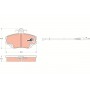 GDB400 TRW Колодки гальмівні ПЕРЕДНИЕ ДИСКОВЫЕ