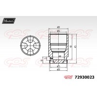72930023 MAXTECH Поршень корпус скоби гальма