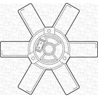 069422220010 MAGNETI MARELLI Вентилятор охолодження двигуна