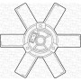 069422220010 MAGNETI MARELLI Вентилятор охолодження двигуна