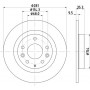 8DD 355 126-711 HELLA PAGID Гальмівний диск