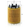 HU 713/1 x MANN-FILTER Масляний фільтр