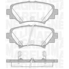 363916060809 MAGNETI MARELLI Комплект гальмівних колодок дисковий гальм