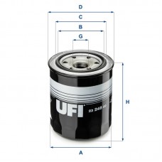 23.248.00 UFI Масляний фільтр