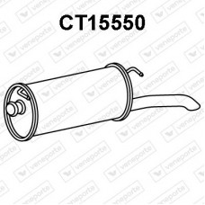 CT15550 VENEPORTE Глушник вихлопних газів кінцевий