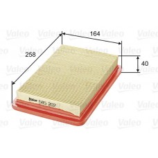 585202 VALEO Повітряний фільтр
