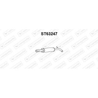 ST63247 VENEPORTE Предглушник вихлопних газів