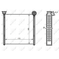 WG2162096 WILMINK GROUP Теплообмінник обігрів салону