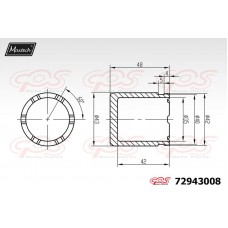 72943008 MAXTECH Поршень корпус скоби гальма