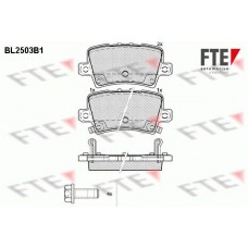 BL2503B1 FTE Комплект гальмівних колодок дисковий гальм