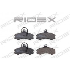 402B0351 RIDEX Комплект гальмівних колодок дисковий гальм