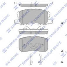 SP1680 Hi-Q Комплект гальмівних колодок дисковий гальм