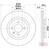 DI-0940C JAPANPARTS Гальмівний диск
