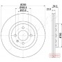 DI-0940C JAPANPARTS Гальмівний диск