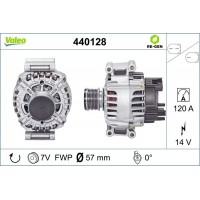 440128 VALEO Генератор