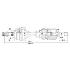 DDS210072 DYNAMATRIX Привідний вал