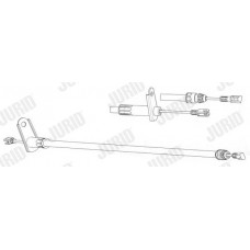 432905J JURID Тросик, cтояночный тормоз