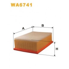 WA6741 WIX FILTERS Повітряний фільтр