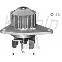 WPC348 CALIBER Водяний насос охолодження двигуна
