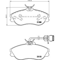MDB1820 MINTEX Комплект гальмівних колодок дисковий гальм