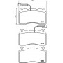 8DB 355 018-361 HELLA PAGID Комплект гальмівних колодок дисковий гальм