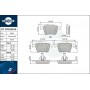 RT 1PD18350 ROTINGER Комплект гальмівних колодок дисковий гальм
