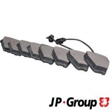 1163602710 JP GROUP Комплект гальмівних колодок дисковий гальм