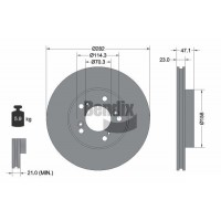 BDS1800 BENDIX Braking Гальмівний диск