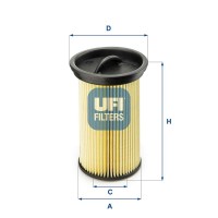 26.005.00 UFI Паливний фільтр