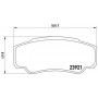 FK20247 KAISHIN Комплект гальмівних колодок дисковий гальм