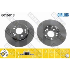 6015813 GIRLING Гальмівний диск