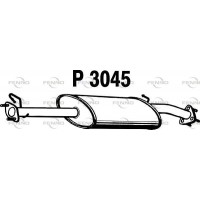 P3045 FENNO Середній глушник вихлопних газів