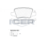 181510-701 ICER Комплект гальмівних колодок дисковий гальм