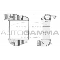104405 AUTOGAMMA Интеркулер