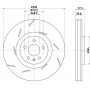 8DD 355 134-701 HELLA PAGID Гальмівний диск