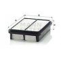C 2535 MANN-FILTER Повітряний фільтр