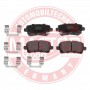 13046027552N-SET-MS MASTER-SPORT GERMANY Комплект гальмівних колодок дисковий гальм