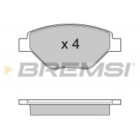 BP3113 BREMSI Комплект гальмівних колодок дисковий гальм