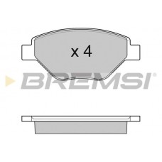 BP3113 BREMSI Комплект гальмівних колодок дисковий гальм
