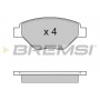 BP3113 BREMSI Комплект гальмівних колодок дисковий гальм