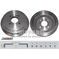 J3408007 NIPPARTS Гальмівний барабан
